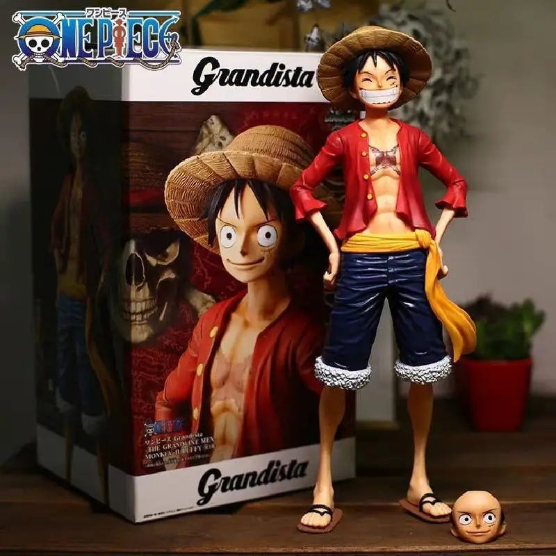 Figurine Luffy Grandista – One Piece | 3 Visages Interchangeables