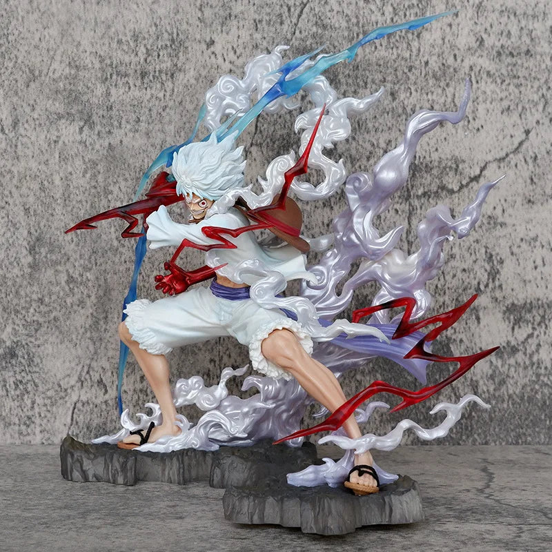 Figurine Luffy Gear 5 – One Piece | 25 cm PVC